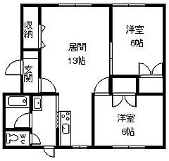物件の間取り