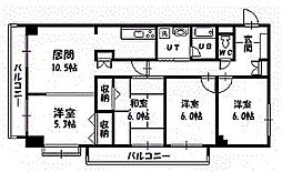 オークヒルズ2・6 4LDKの間取図画像