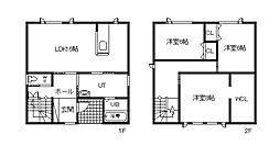 スクエアA 3LDKの間取図画像
