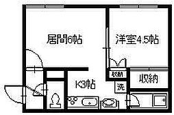 CANADAPLACE 1DKの間取図画像