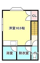 ドリームハイム ワンルームの間取図画像