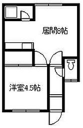マイルーム8・5 1LDKの間取図画像