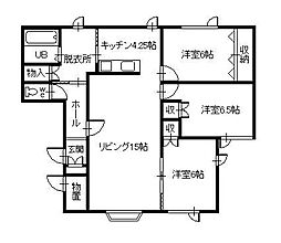 ヴィラフェニックス 3LDKの間取図画像