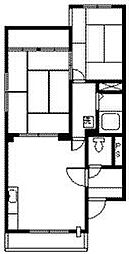 恵マンション壱番館 2DKの間取図画像