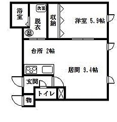 物件の間取り