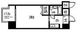 メゾン・ド・ノール 1Kの間取図画像