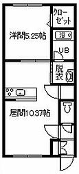 Lagtime 1LDKの間取図画像