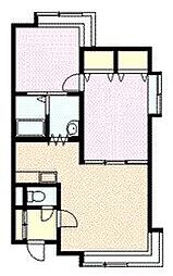 エクセレント 2LDKの間取図画像