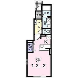 メイクワンズウエイ ワンルームの間取図画像