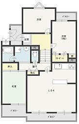 間取図画像 3LDK