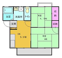 ハイツちぐさＢ 2階