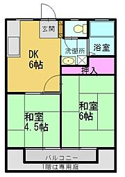 松陽ハイツ 1階/101