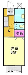 間取図画像 1K