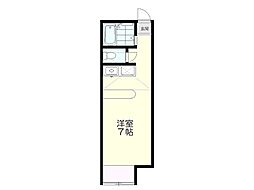 アルピナ21 ワンルームの間取図画像