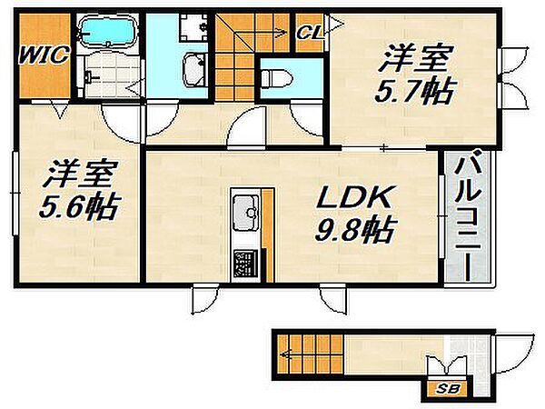 同じ建物の物件間取り写真 - ID:228048529643