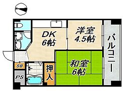 間取図画像 2DK