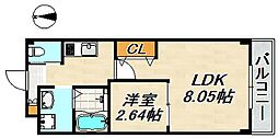 V-ルネサンス大塚町 1LDKの間取図画像