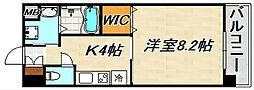 THREEDEER 1Kの間取図画像