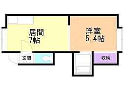 エスポワールＢ 2階