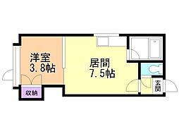 間取図画像 1DK
