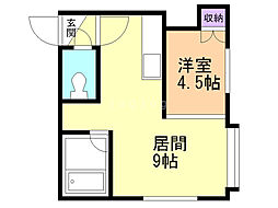 ラメール11 1LDKの間取図画像