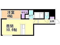 ラグナベルデ北9条 1階