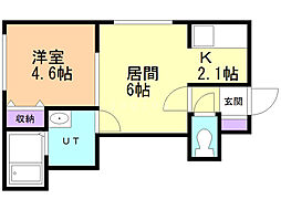間取図画像 1LDK
