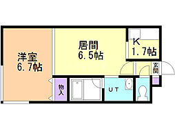 メゾンエクレーレ北18条 3階