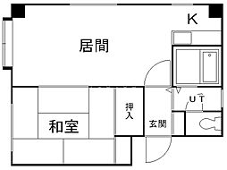 間取図画像 1LDK