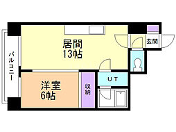 間取図画像 1LDK