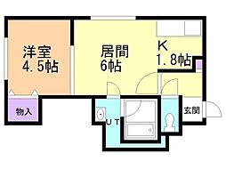 間取図画像 1LDK