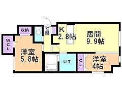 物件の間取り