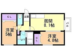 物件の間取り