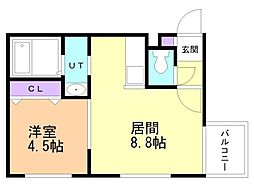 間取図画像 1LDK