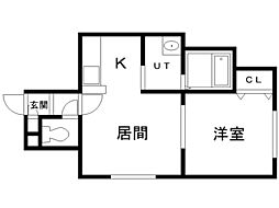 間取図画像 1LDK