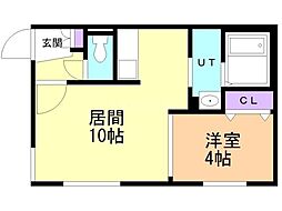 NOBLE Charmant(ノーブルシャルマン)元町 1LDKの間取図画像