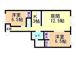 KOOL94 2LDKの間取図画像