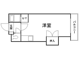 クレール・フランセ・エストゥ ワンルームの間取図画像
