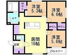 物件の間取り