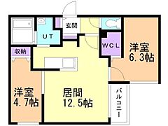 物件の間取り