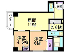 物件の間取り
