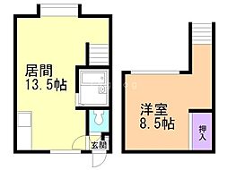 グロリア・94 1LDKの間取図画像