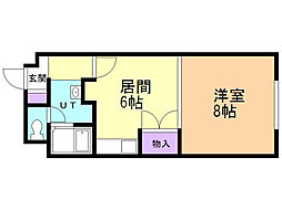 間取図画像 1LDK