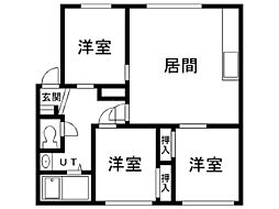 間取図画像 3LDK