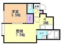ガーデンズ・リビオ 2階