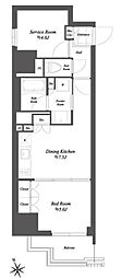 BRANSIESTA浅草雷門 1SDKの間取図画像