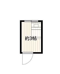 林ビル ワンルームの間取図画像