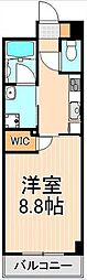 CIELBLEU 1Kの間取図画像