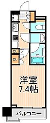 ParkAxis浅草・田原町 1Kの間取図画像