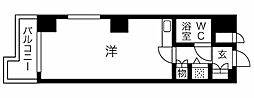 ノバ浅草 ワンルームの間取図画像